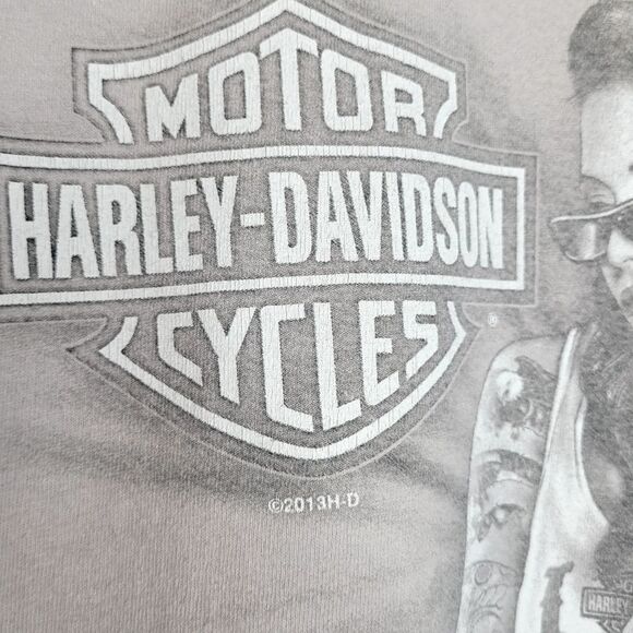 Harley-Davidson Pin Up Girl T Shirt Size XL - Picture 5 of 10